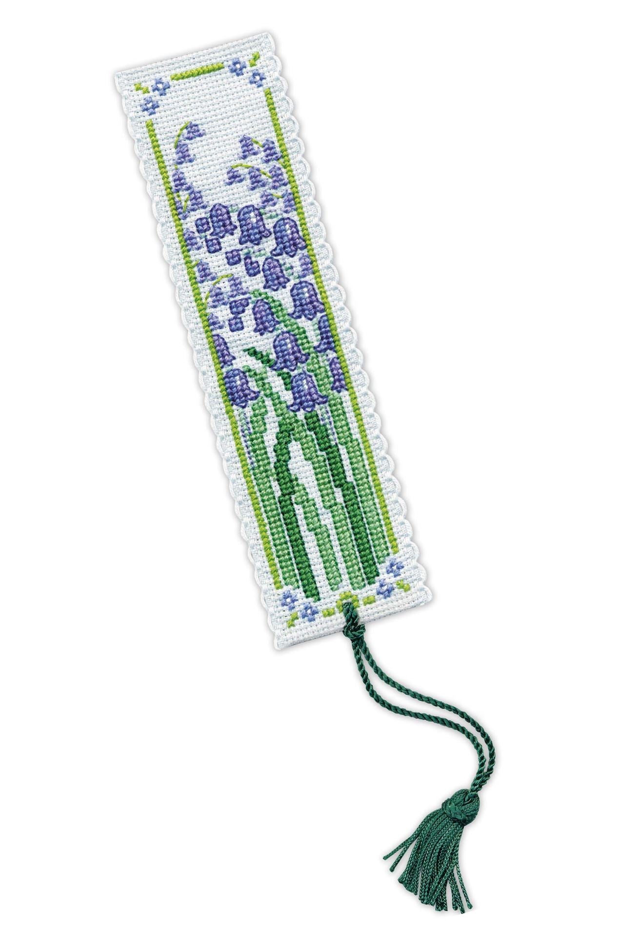 Textile Heritage Bluebells Bookmark Cross Stitch Kit