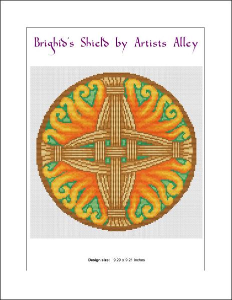 Artists Alley Brighid's Shield Cross Stitch Pattern