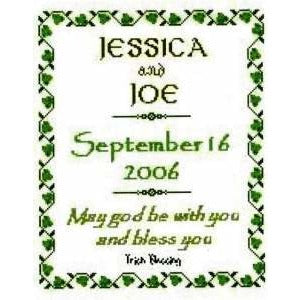 Celtic Obsessions Irish Wedding Sampler Cross Stitch Pattern
