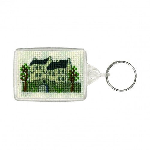 Textile Heritage Castle Keyring Cross Stitch Kit