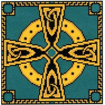 Jade Celtic Cross - Cross Stitch Pattern