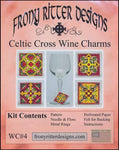 Frony Ritter Celtic Cross Wine Charms Cross Stitch Kit