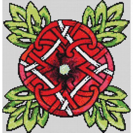 Celtic Poppy - Marjory Tait - Cross Stitch Pattern