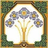 Landmark Tapestries & Charts Arts & Crafts Forget-Me-Knot Pincushion Cross Stitch Pattern