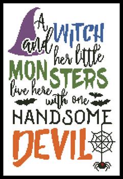 Artecy Halloween Quote - #14124 Cross Stitch Pattern