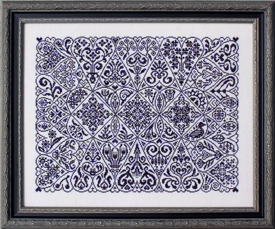 Ink Circles Cirque des Coeurs Cross Stitch Pattern