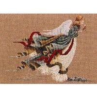Lavender & Lace Angel of Light Cross Stitch Pattern
