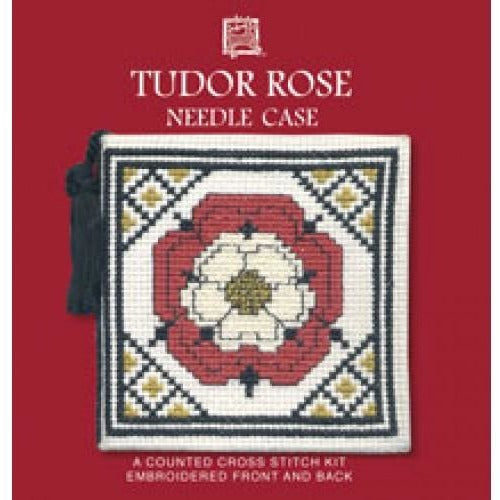 Textile Heritage Tudor Rose Needle Case Cross Stitch Kit