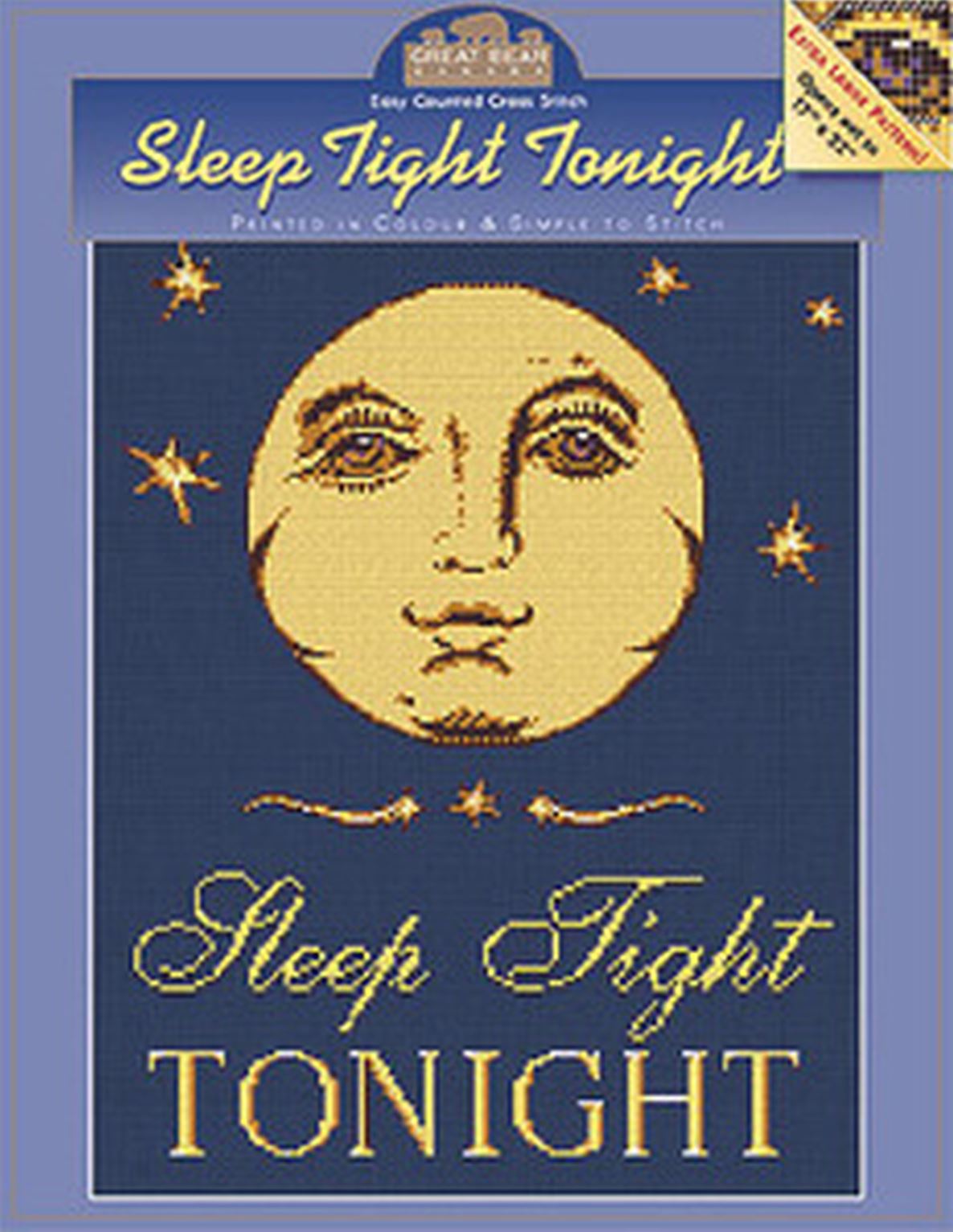 Great Bear Canada - Sleep Tight Tonight - Cross Stitch Pattern