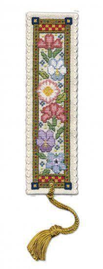 Textile Heritage Medieval Garden Bookmark Cross Stitch Kit
