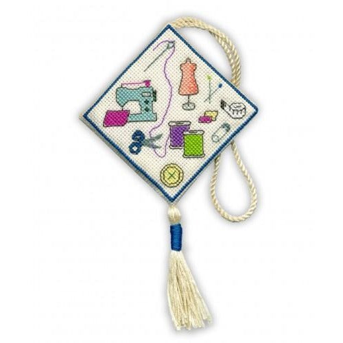 Textile Heritage Sewing Scissor Keep Cross Stitch Kit