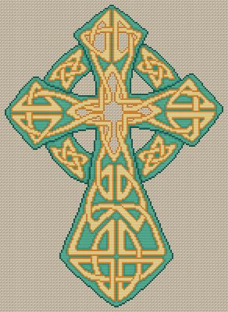 Artists Alley Traditional Celtic Cross - Cross Stitch Pattern
