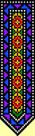 Aztec Tijuana Bookmark Cross Stitch Pattern