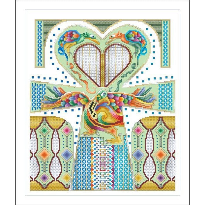 Vickery Collection Celtic Love Cross - Cross Stitch Pattern