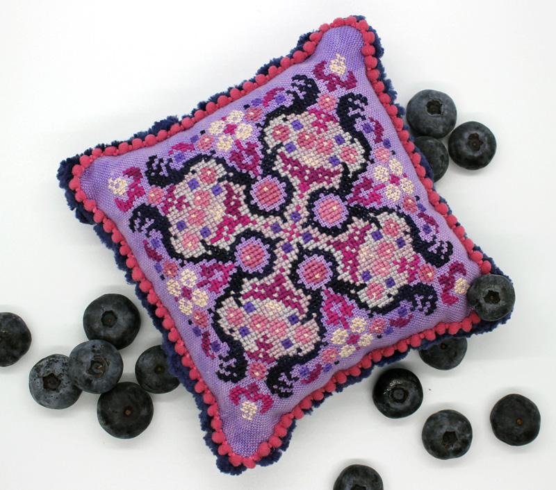 Ink Circles Happy Berries Cross Stitch Pattern