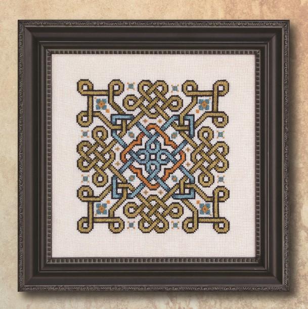 Ink Circles Heliocopter Cross Stitch Pattern