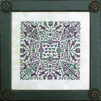 Ink Circles Reflections of Scotland Cross Stitch Pattern