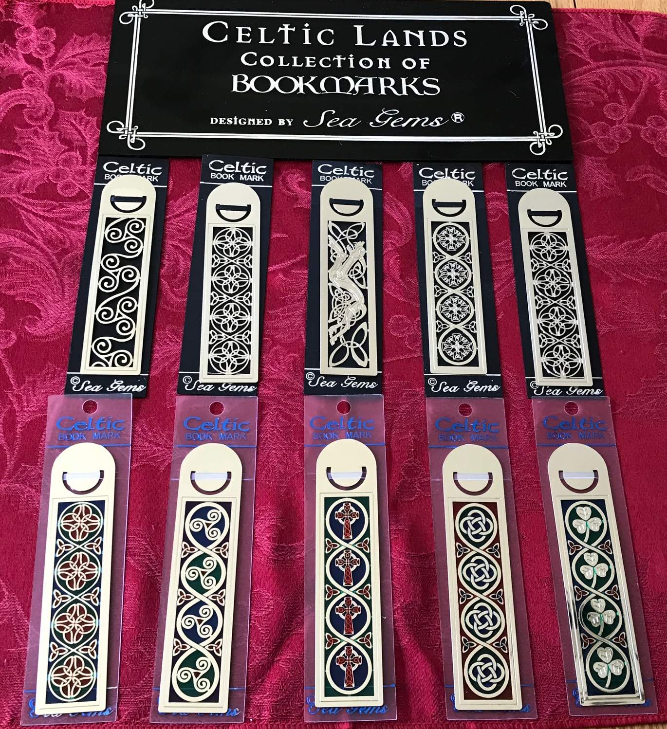 Sea Gems Celtic Bookmarks