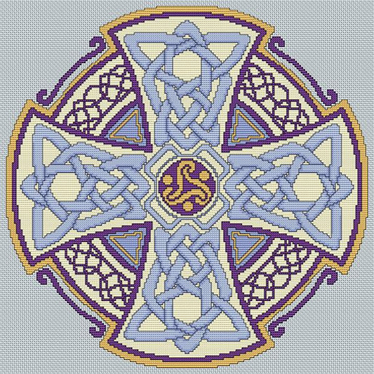 Artists Alley Celtic Circle Cross -  Cross Stitch Pattern