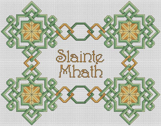 Artists Alley Celtic Good Health Cross Stitch Pattern