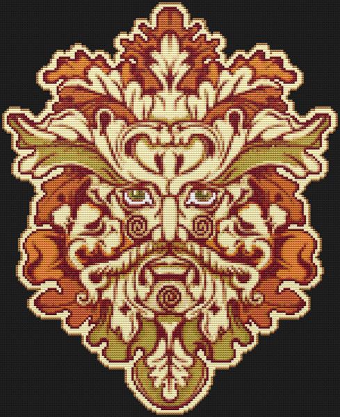 Artists Alley Redwoodman Cross Stitch Pattern