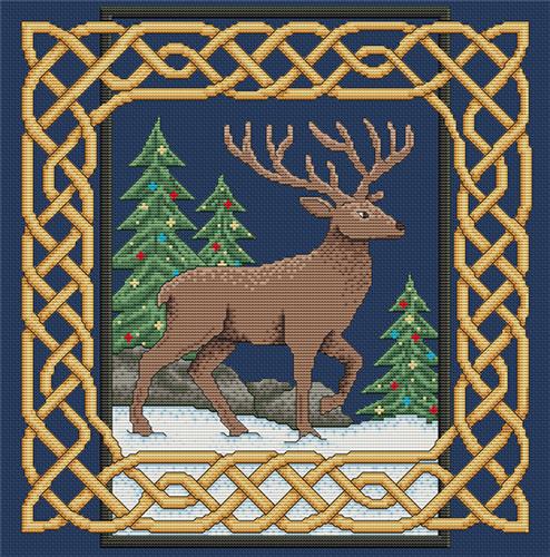 Artists Alley Winter Walk Cross Stitch Pattern