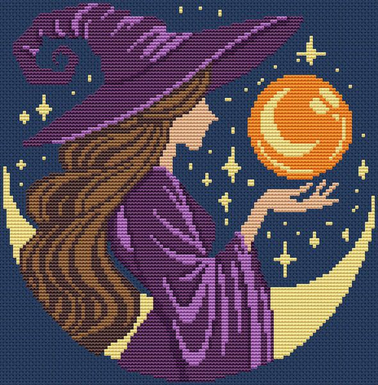 Artists Alley Witches View Cross Stitch Pattern