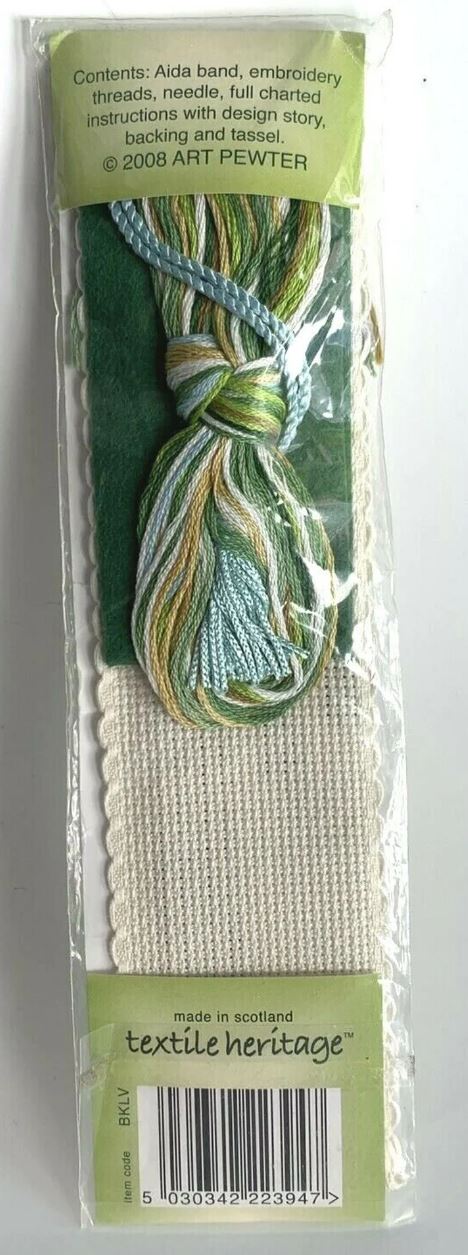 Textile Heritage Lily of the Valley Bookmark Cross Stitch Kit