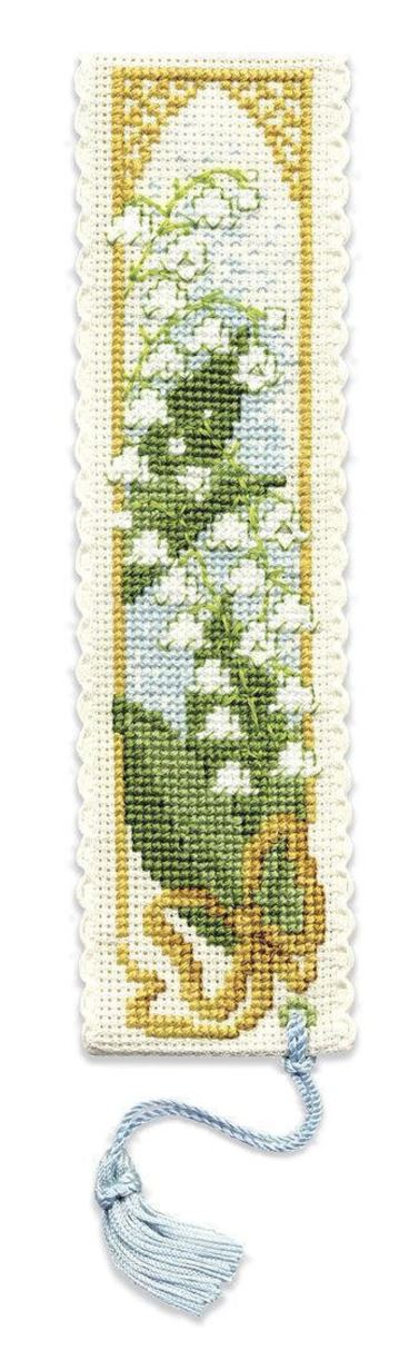 Textile Heritage Lily of the Valley Bookmark Cross Stitch Kit