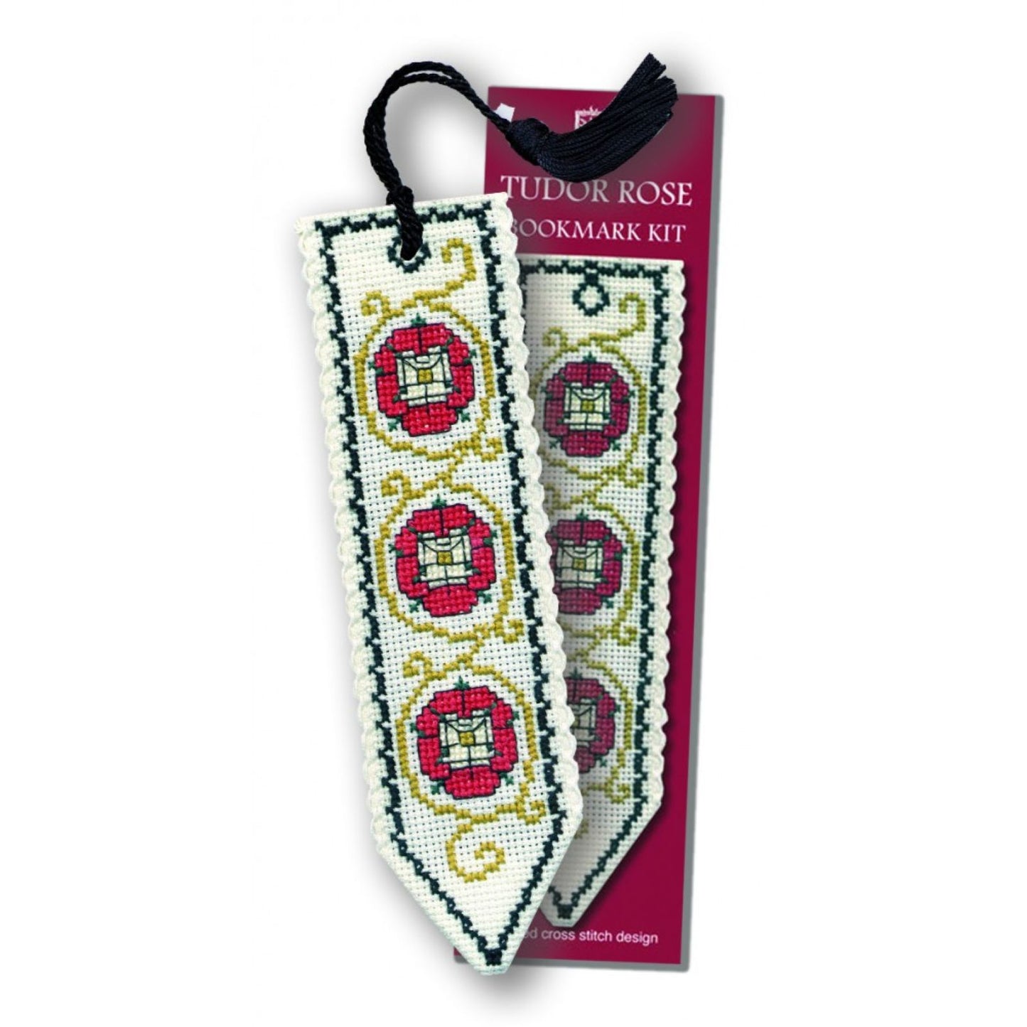 Textile Heritage Tudor Rose Bookmark Cross Stitch Kit