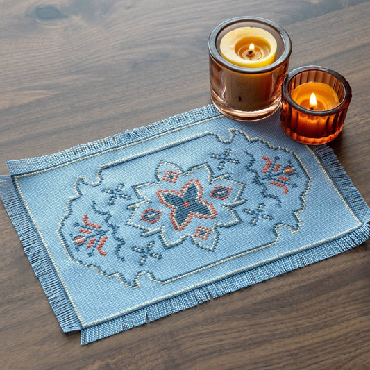 BitKit Asteria cross stitch folk embroidery kit