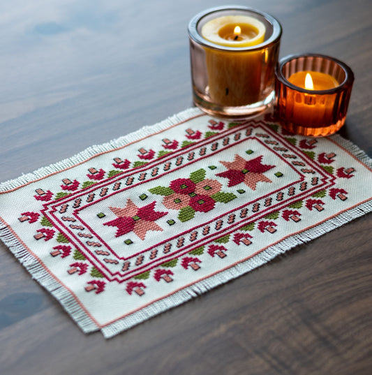 BitKit Mediterranean Dogwood cross stitch folk embroidery kit