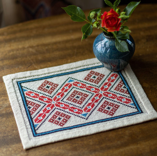 BitKit Balkan Diamond cross stitch folk embroidery kit