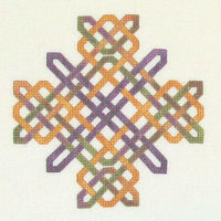 Dinky Dyes More Knotwork Crosses Cross Stitch Pattern Includes Silk Thread Pack