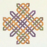 Dinky Dyes More Knotwork Crosses Cross Stitch Pattern Includes Silk Thread Pack