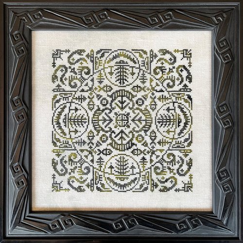 Ink Circles New Alchemy Abundance Cross Stitch Pattern