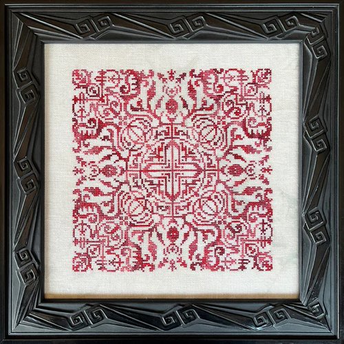 Ink Circles New Alchemy Strength Cross Stitch Pattern