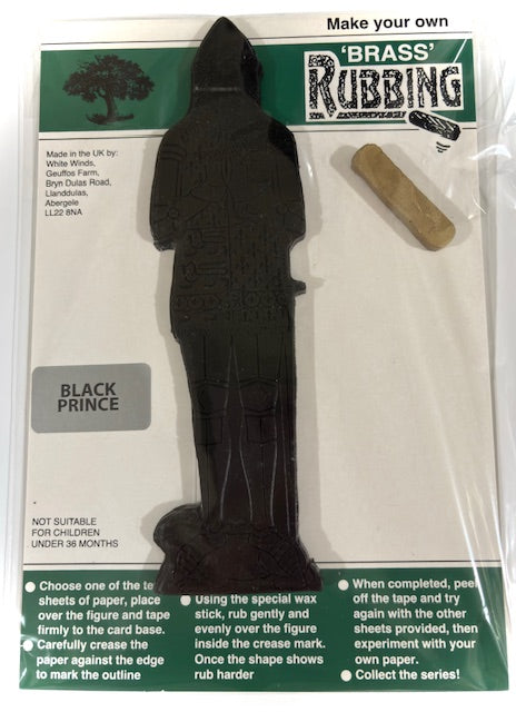 Brass Rubbing Kit The Black Prince