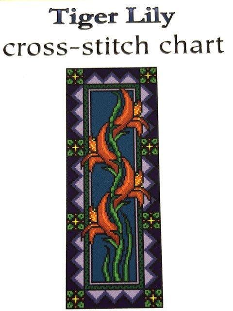 Landmark Tapestries & Charts Tiger Lily FF1 Cross Stitch Pattern