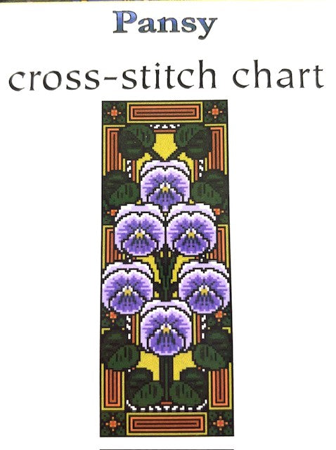 Landmark Tapestries & Charts Pansy FF2 Cross Stitch Pattern