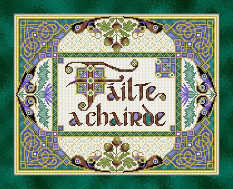 Joan Elliott Celtic Welcome - Failte a Chairde Cross Stitch Pattern