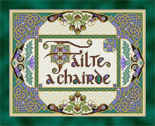 Joan Elliott Celtic Welcome - Failte a Chairde Cross Stitch Pattern