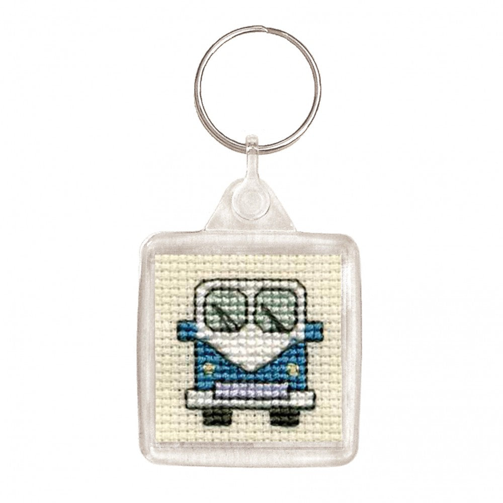 Campervans Keyring Cross Stitch Kit