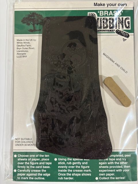 Brass Rubbing Kit Madonna & Child