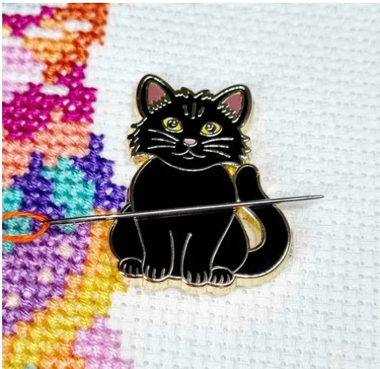 Needle Minder Black Cat