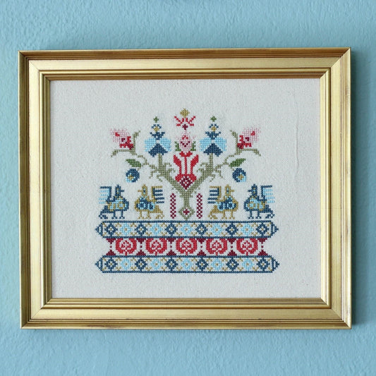 Pella Pouli cross stitch folk embroidery kit
