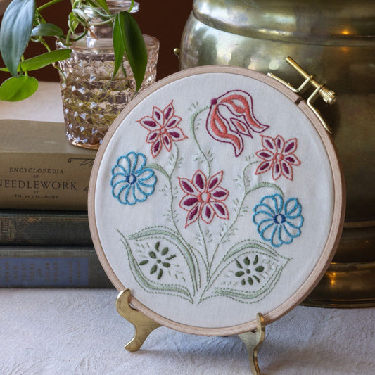 Pennsylvania Posy embroidery hoop kit