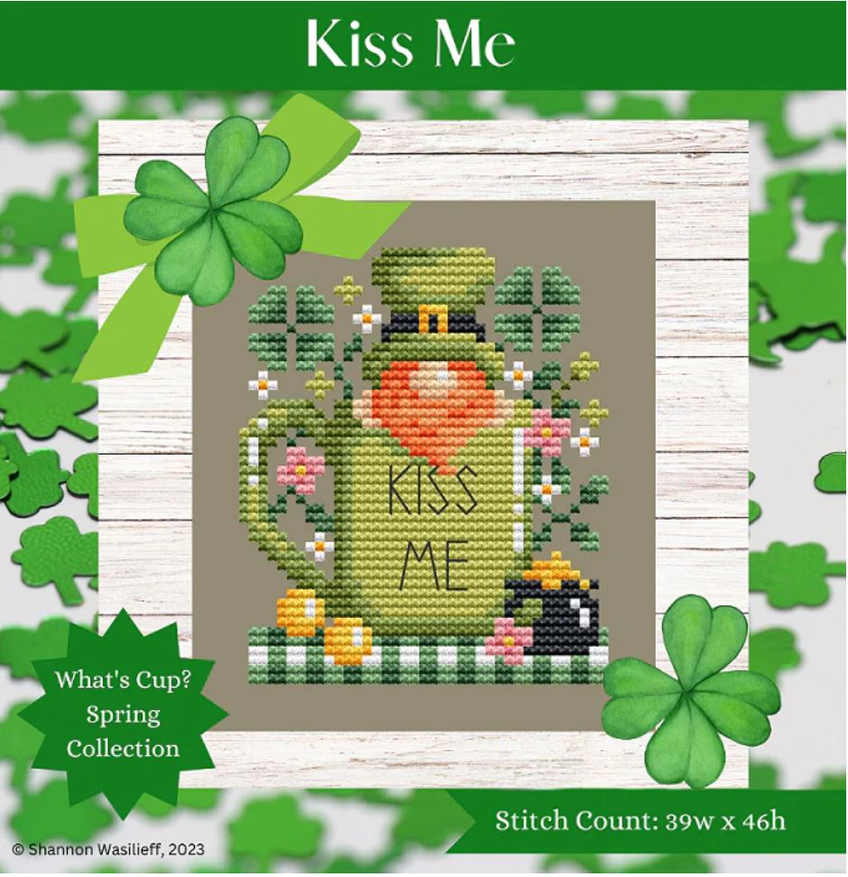 Shannon Christine Designs Kiss Me Cross Stitch Pattern