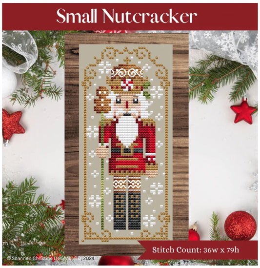 Shannon Christine Designs Small Nutcracker 1 - Red - Cross Stitch Pattern