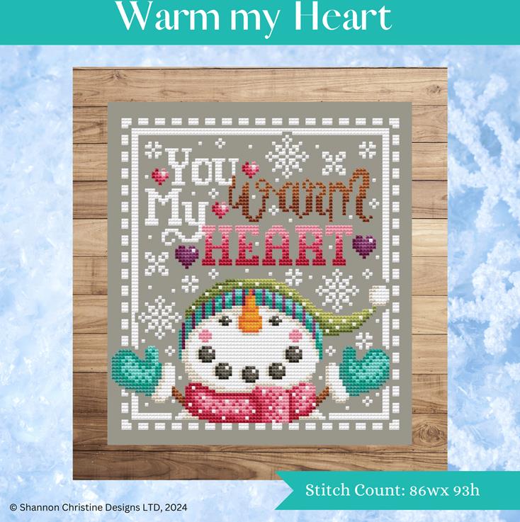 Shannon Christine Designs Warm My Heart Cross Stitch Pattern